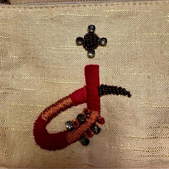 Anthropologie NWT “J” wristlet - Picture 3 of 4